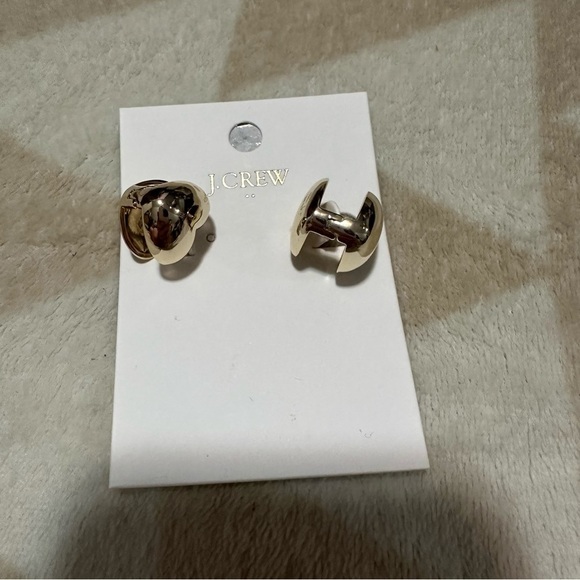 J crew Double-sided heart stud earrings - Picture 2 of 3